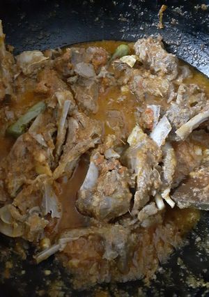 A picture of Mutton Karhai.