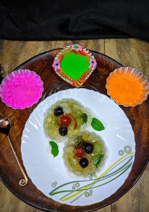 ডাব পুদিনার ফ্রুটস পুডিং(Dab Pudinar Fruits Puding recipe in Bengali) রেসিপির প্রধান ছবি