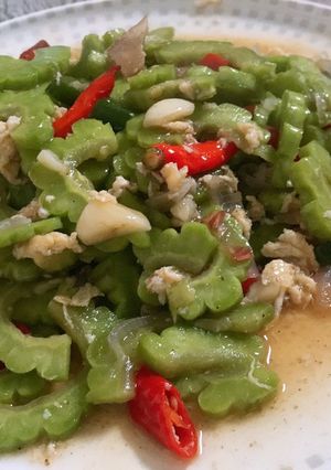 Foto resep Tumis pare telor