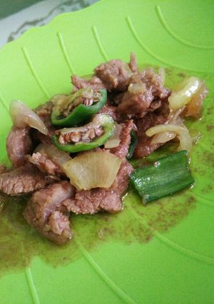 Foto resep Daging saos tiram