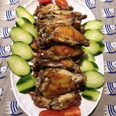 Baked Half Wings A picture of Baked Half Wings.