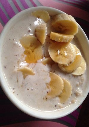 Una foto de Delicioso, saludable y rápida Avena con canela y banano 🍌🍯