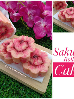 Foto resep Sakura Roll Cake