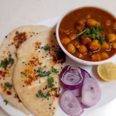 Chole kulcha A picture of Chole kulcha.
