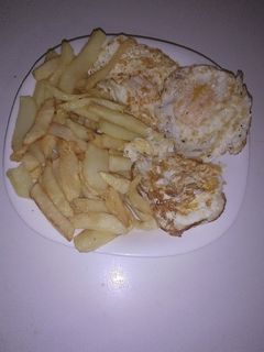 صورة لوصفة فريت اوملات 🥚🥔🥚