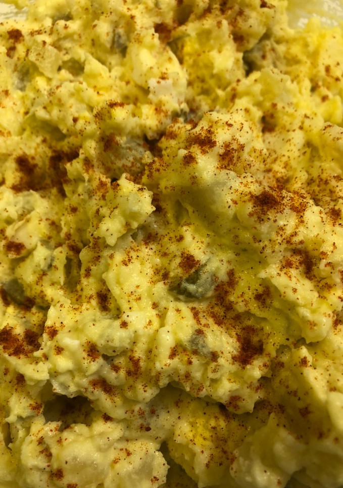 A picture of Mama’s Potato Salad.