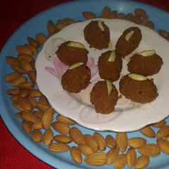 A picture of Chocolate sandesh.