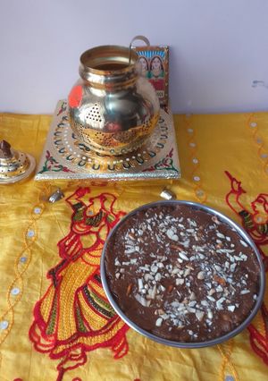 A picture of Rajgara Halwa.
