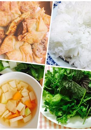 Hình của món Hà cảo chay.