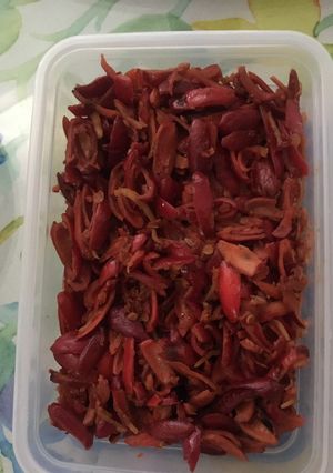 Foto resep Oseng kulit melinjo