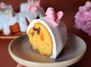 A picture of apricot cake