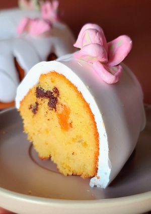 A picture of 🍊 Moist Orange Chocolate Cake — Soft and Very Flavorful ✨ Perfect for tea time or Easter baking!.