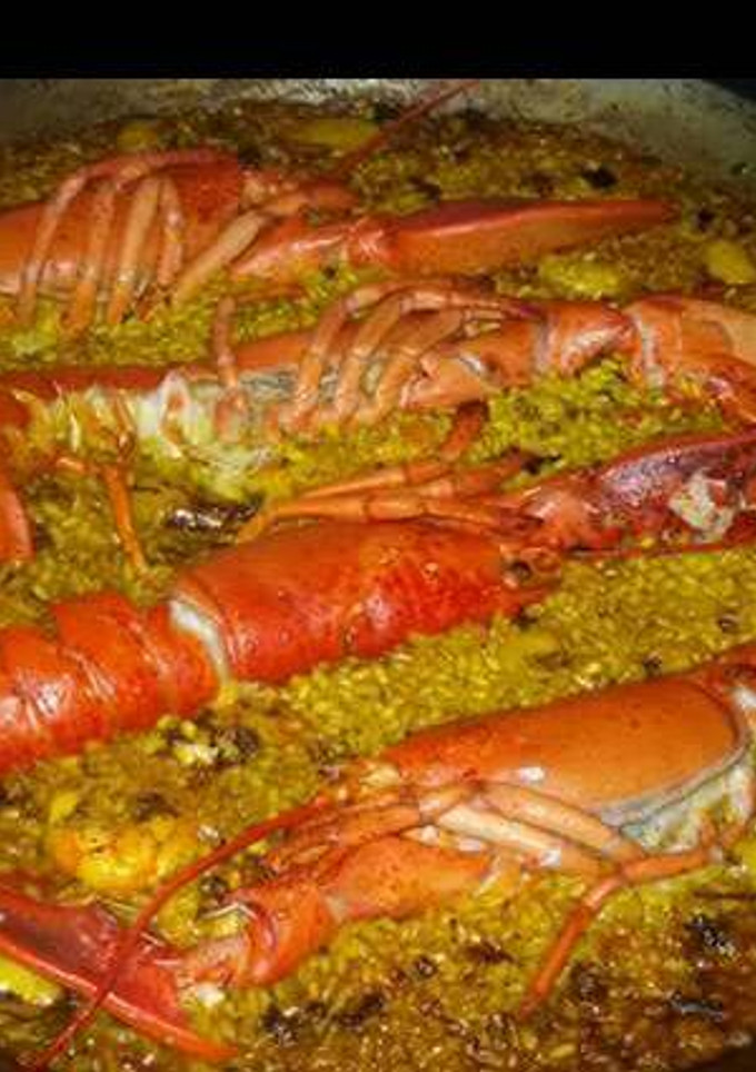 Una foto de Arroz con bogavante