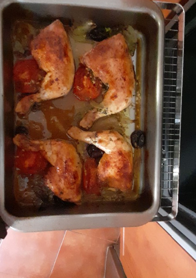 Una foto de Pollo asado con cerveza