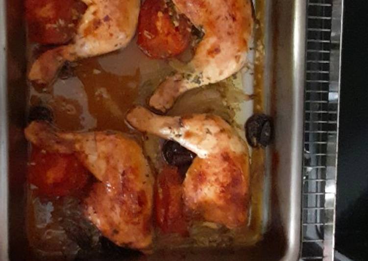 Pollo asado con cerveza