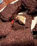 GALLETITAS de CHOCOLATE con BAGAZO de ALMENDRAS y nueces