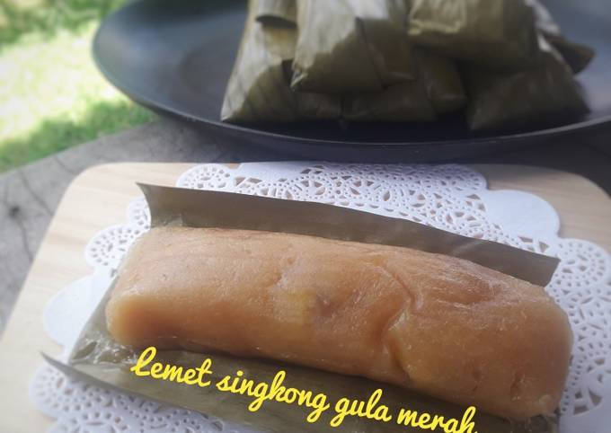 Lemet singkong gula merah