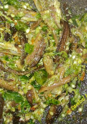 Foto resep Sambal belut lombok ijo