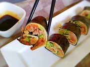 Gambar kimbab tuna mayo