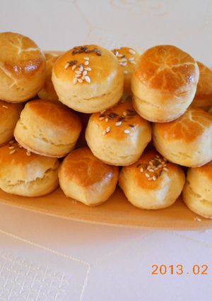 Tejfölös pogácsa recept fotója