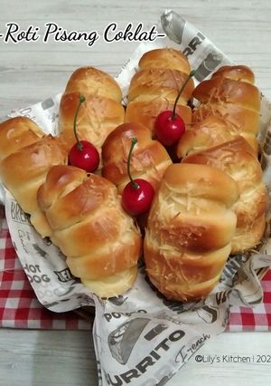Foto resep 790. Roti Pisang Coklat