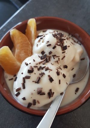Une photo de Crème glacée sans lactose