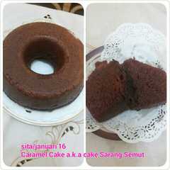 Caramel Cake/bolu sarang semut anti gagal রেসিপির প্রধান ছবি