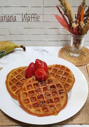 Foto resep Banana Waffle 🍌🧇💛