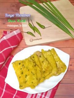 Foto resep Tempe Mendoan Daun Kucai