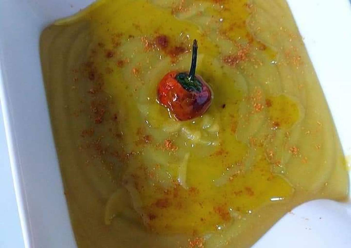 Baysar. Crema de guisantes deshidratados