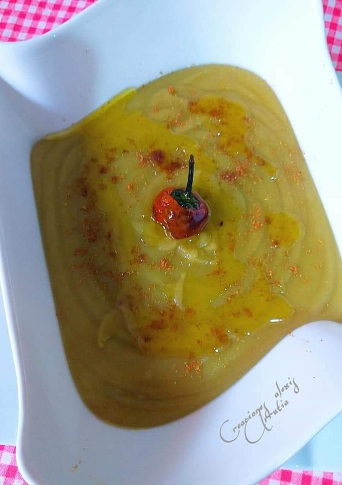 Una foto de Baysar. Crema de guisantes deshidratados