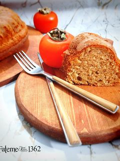 عکسی از دستور کیک خرمالو