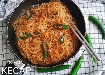 Resep Terbaru Bihun Kecap Cabe Hijau Sedap