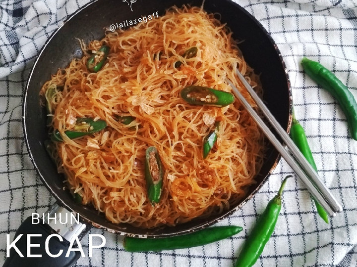 Resep: Bihun Kecap Cabe Hijau Menu Enak