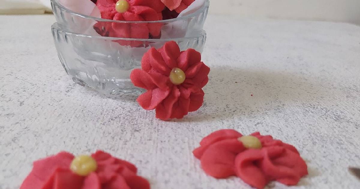 Resep Semprit Dahlia Red Velvet Oleh Laily Meilia Sari Cookpad