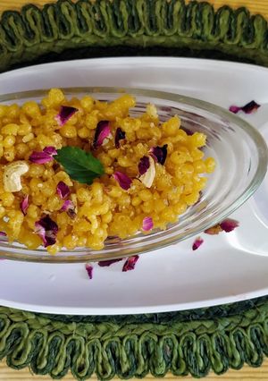 मीठी बूंदी (meethi boondi recipe in Hindi) रेसिपी मुख्य फोटो