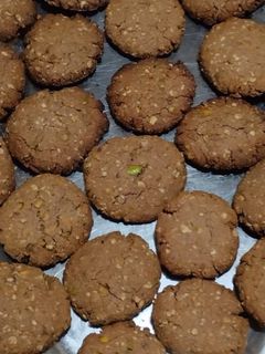 Una foto de Galletas de avena, chocolate y pistachos