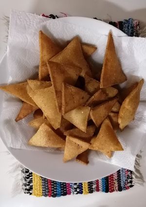 Una foto de Nachos caseros