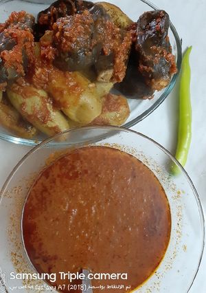 صورة لوصفة محشي كوسا وباذنجان