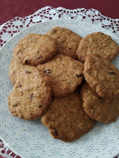 Una foto de Galletas de arándanos y nueces