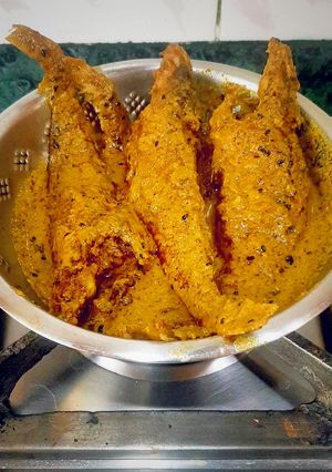 ভোলা মাছের সরষে ঝাল (Bhola macher sorshe jhal recipe in Bengali) রেসিপির প্রধান ছবি