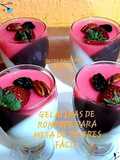 Gelatina de rompope para mesa de postres fácil