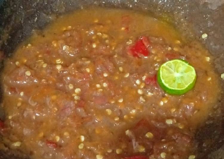 Bagaimana Membuat Sambel dadak andalan yang Bisa Manjain Lidah