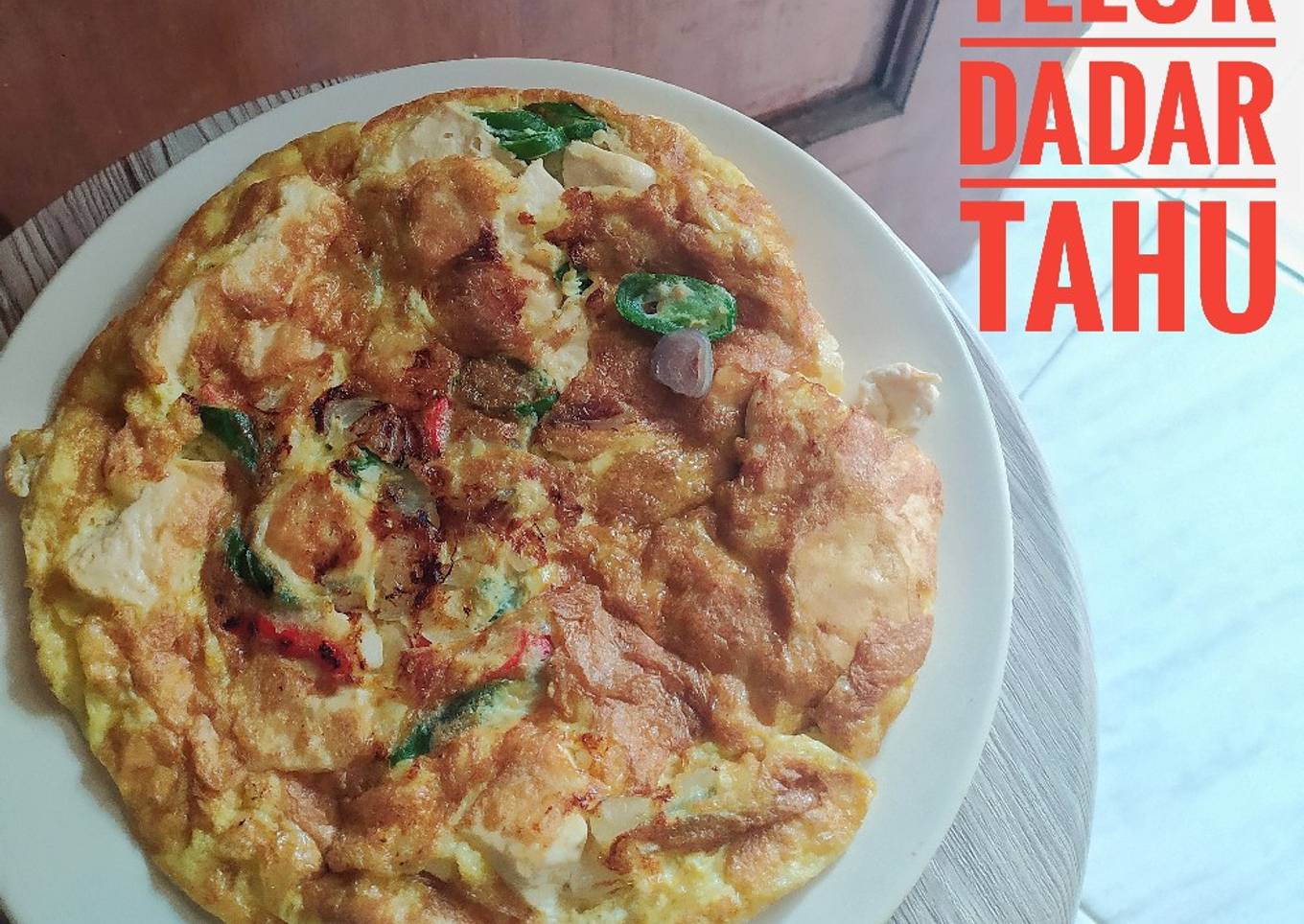 Telur Dadar Tahu