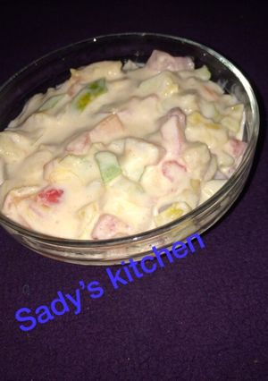 A picture of Fruits salad.