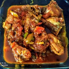 Capsicum chicken A picture of Capsicum chicken.