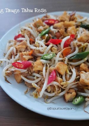 Foto resep 861. Oseng Tauge Tahu Rese
