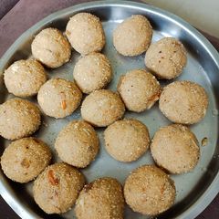 Sweet dish ladoo A picture of Sweet dish ladoo.