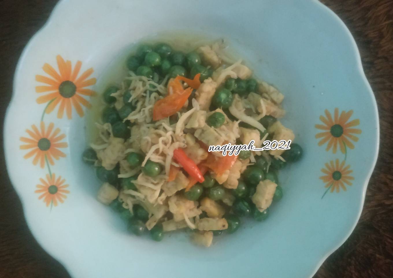 284. Oseng Lumay/leunca + tempe teri medan