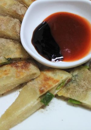 蔥油餅 的食譜成品照片